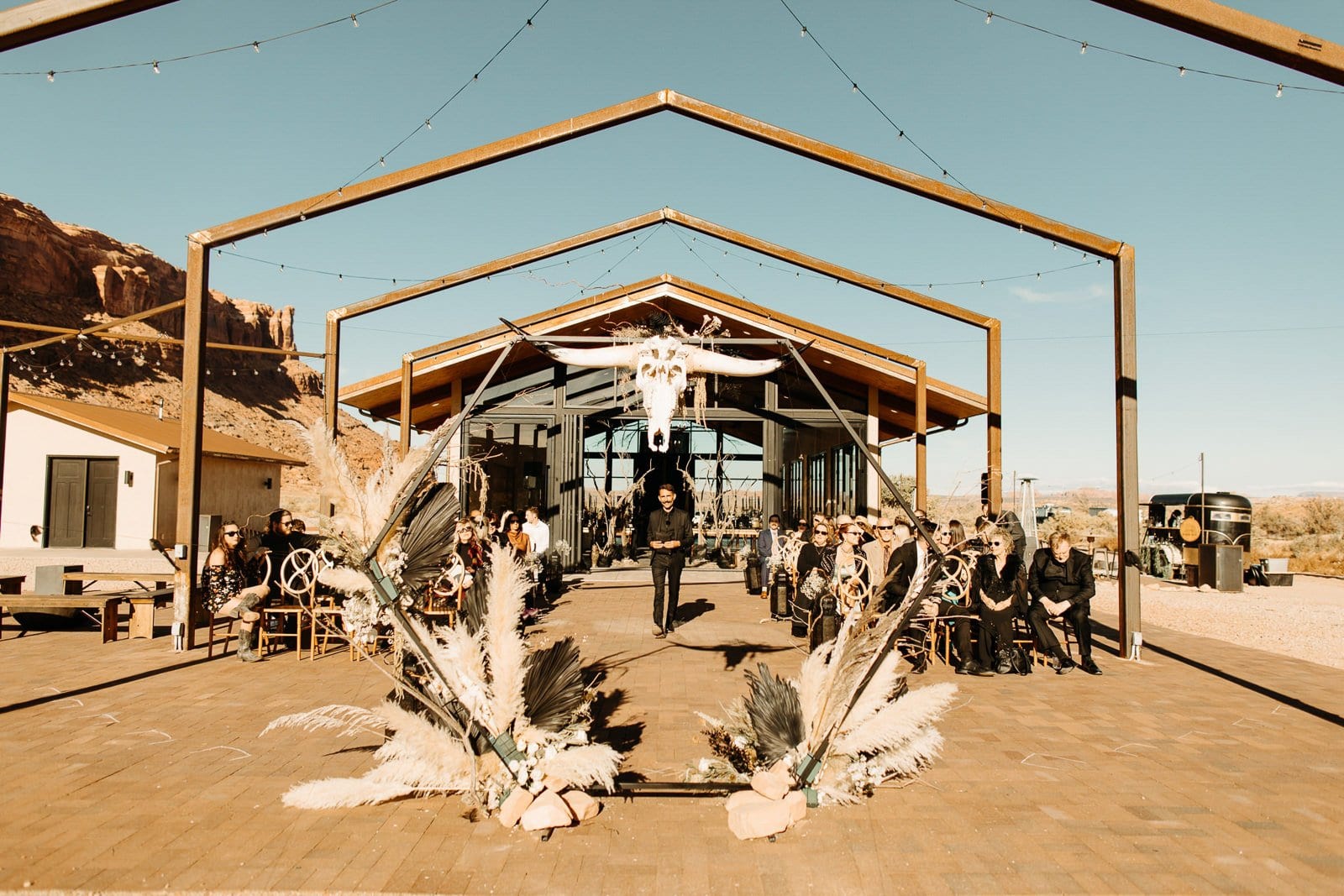 Gothic Wedding at Red Earth Venue