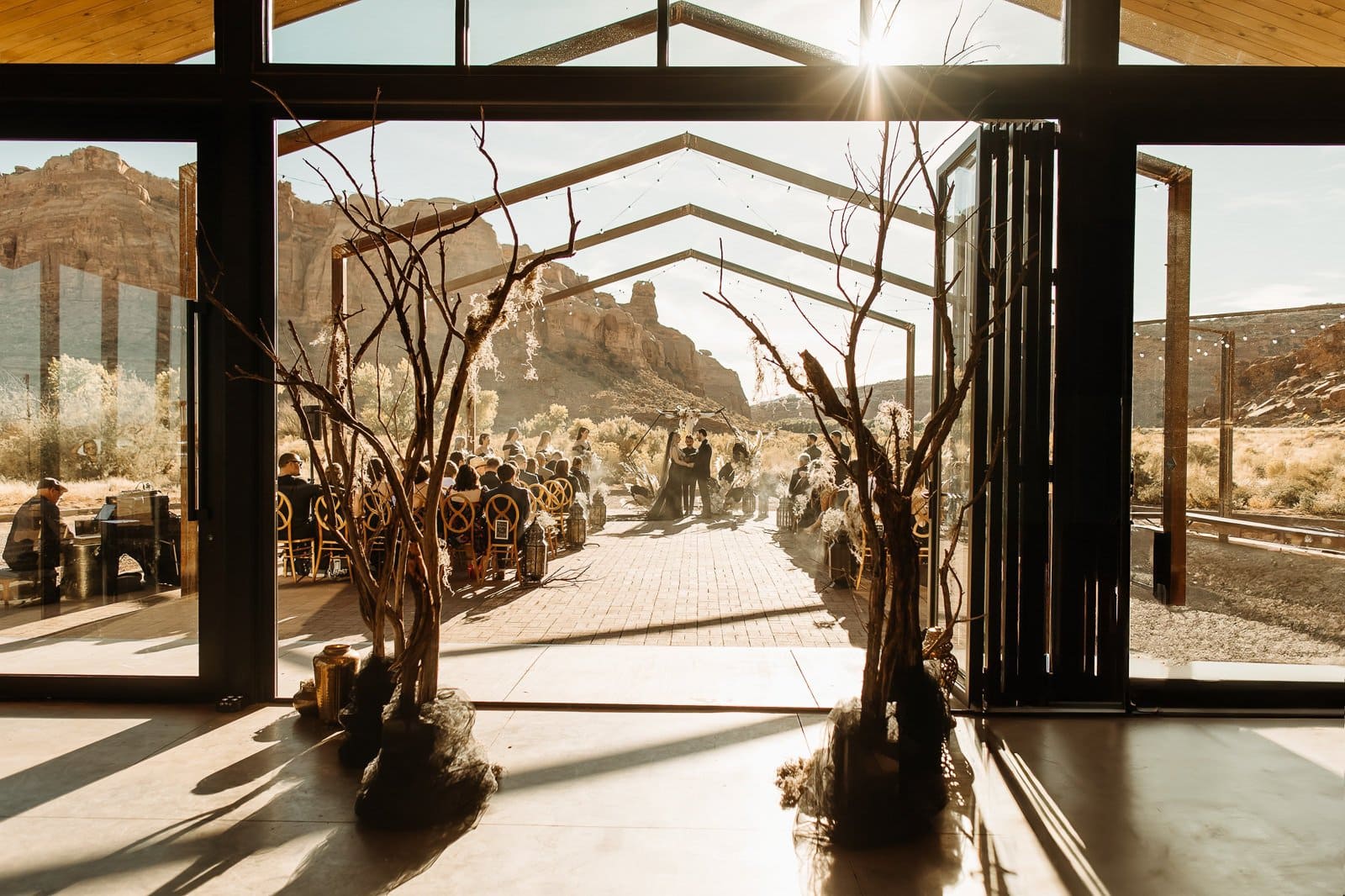 Gothic Wedding at Red Earth Venue