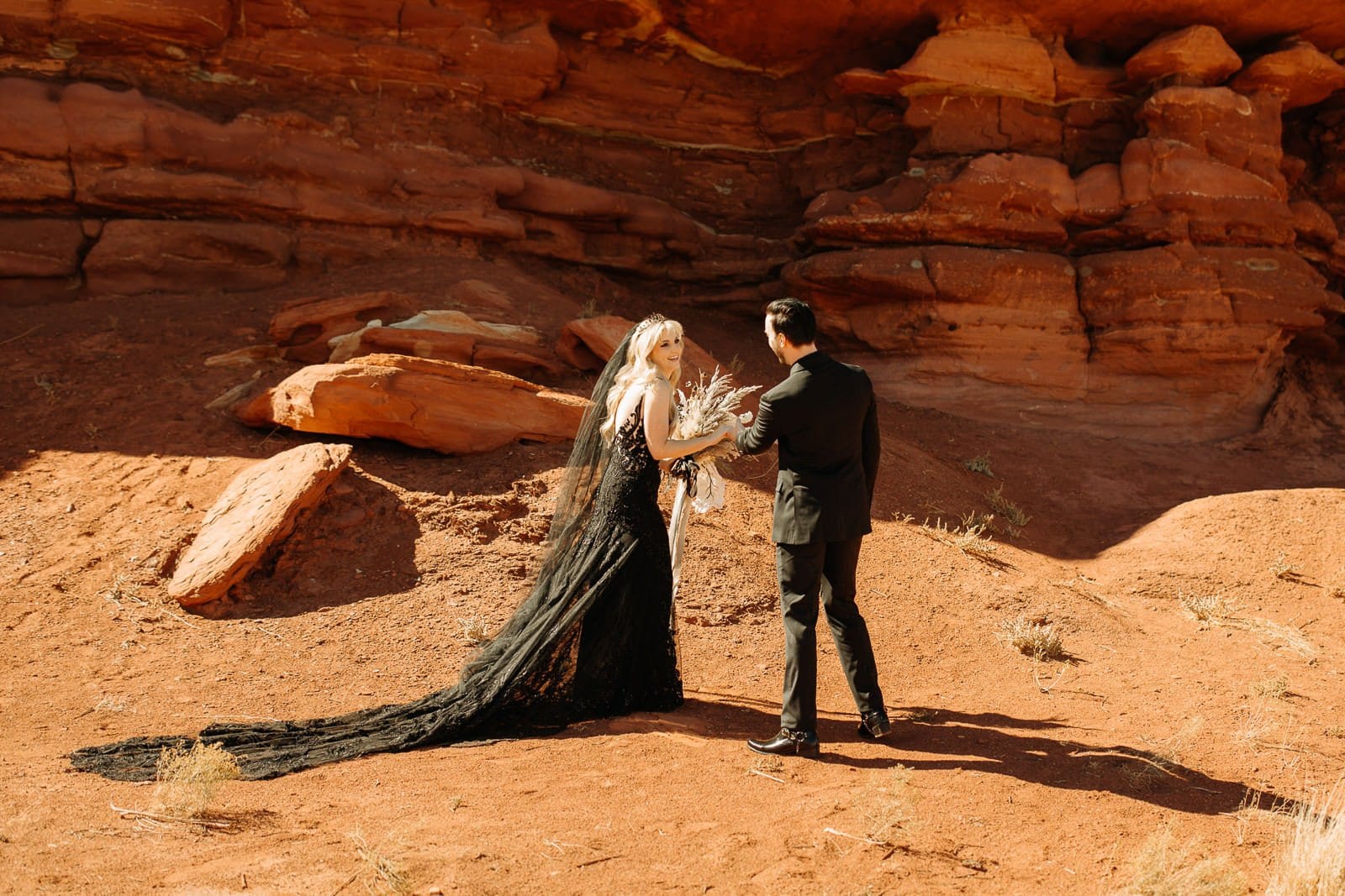 Gothic Wedding at Red Earth Venue