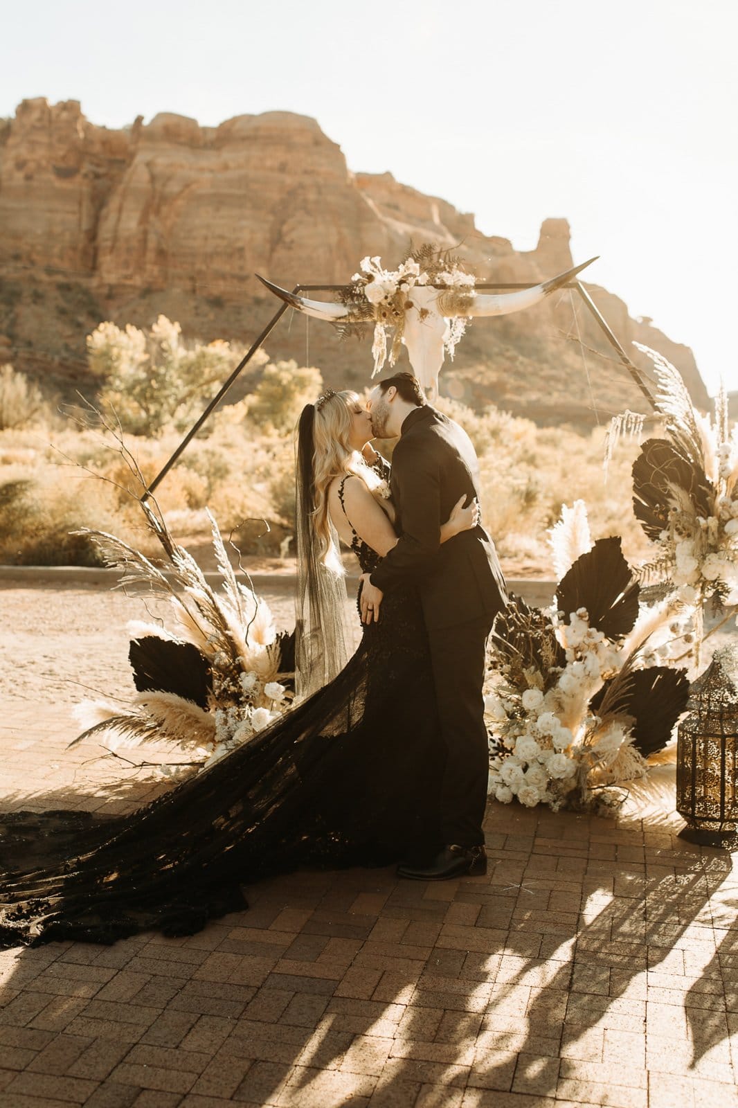 Gothic Wedding at Red Earth Venue