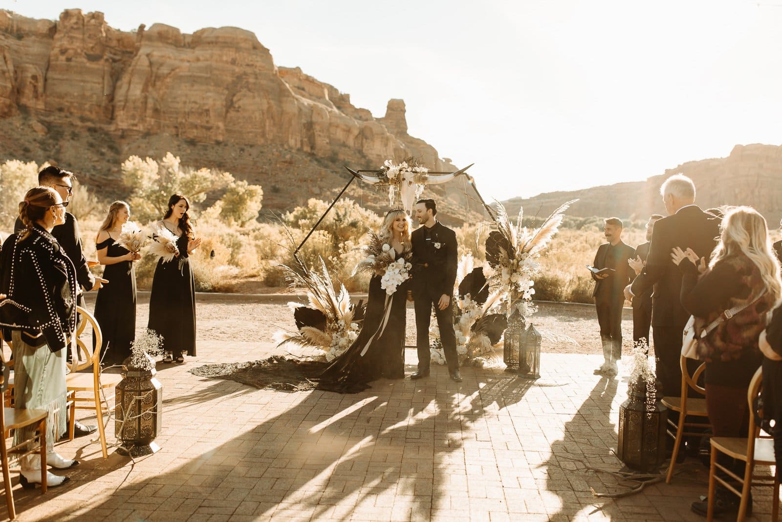 Gothic Wedding at Red Earth Venue