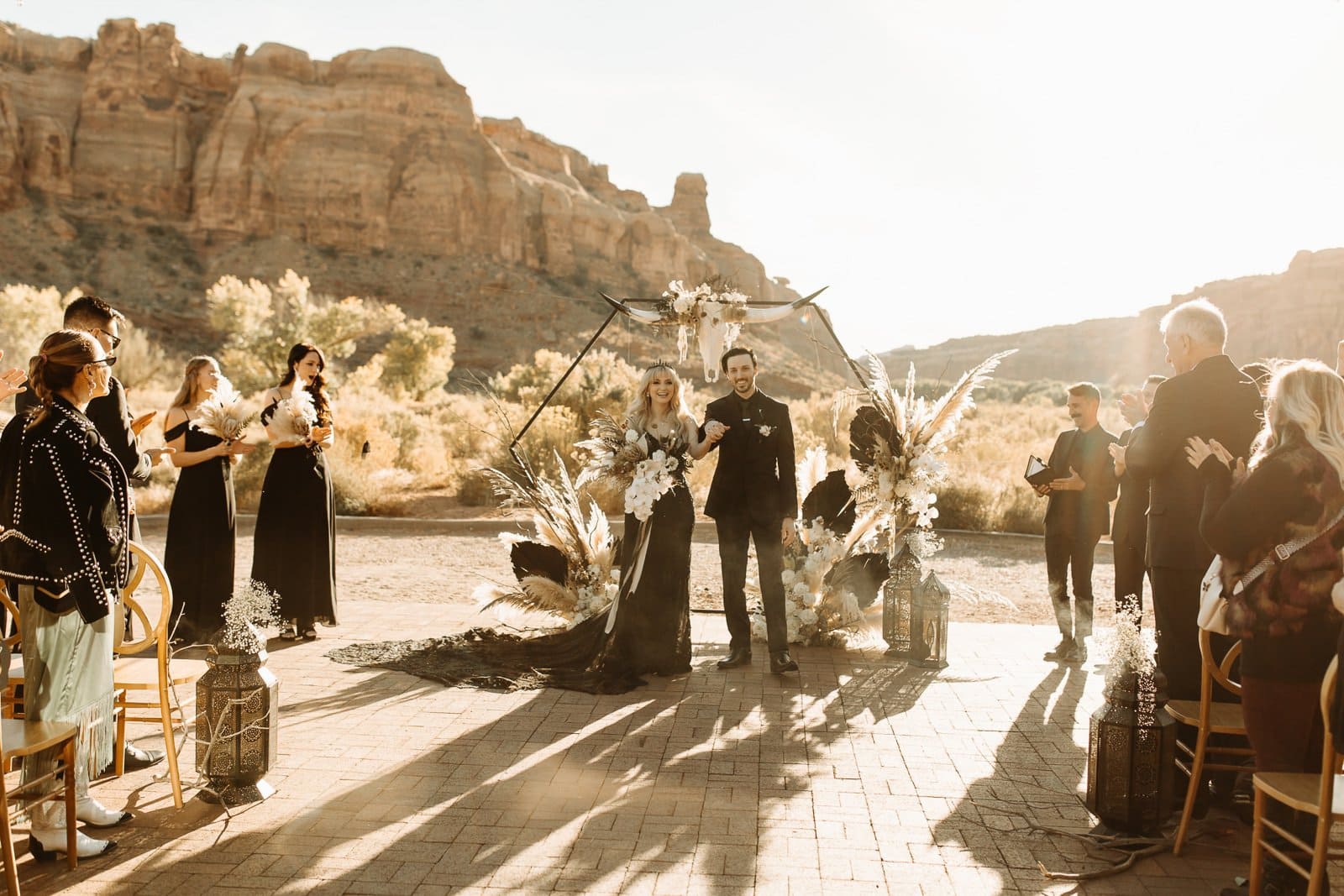 Gothic Wedding at Red Earth Venue