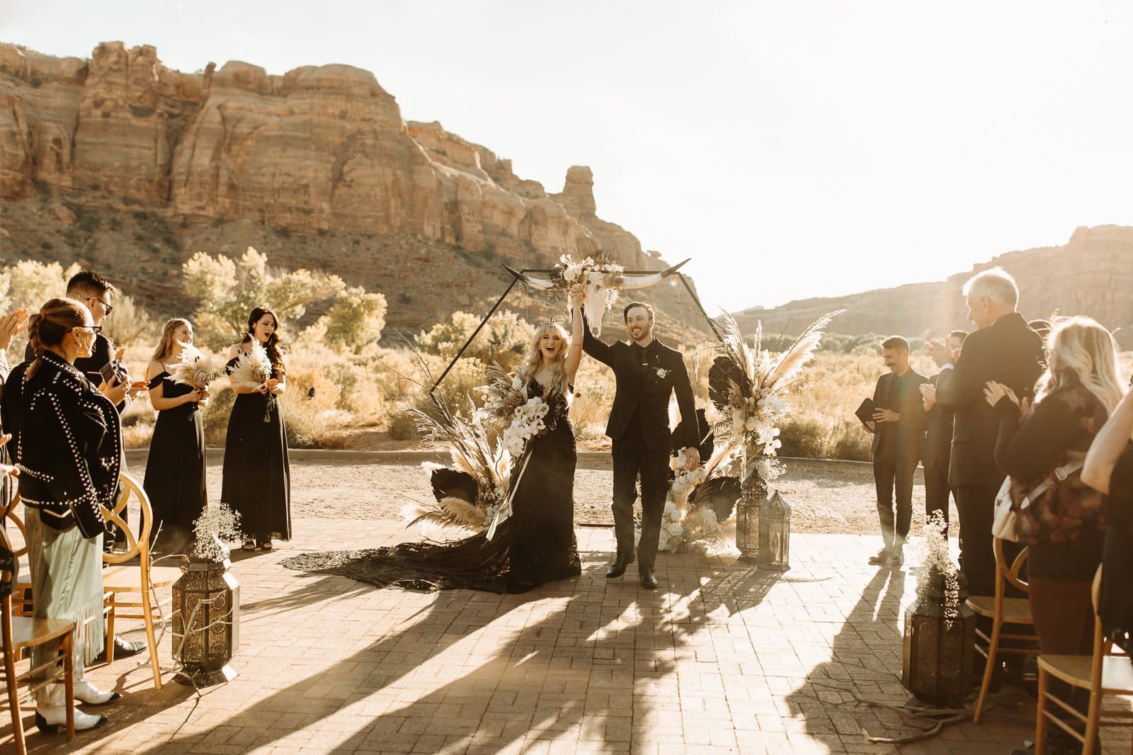 Gothic Wedding at Red Earth Venue