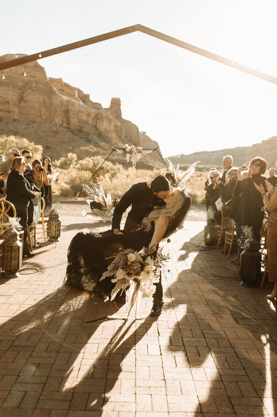 Gothic Wedding at Red Earth Venue