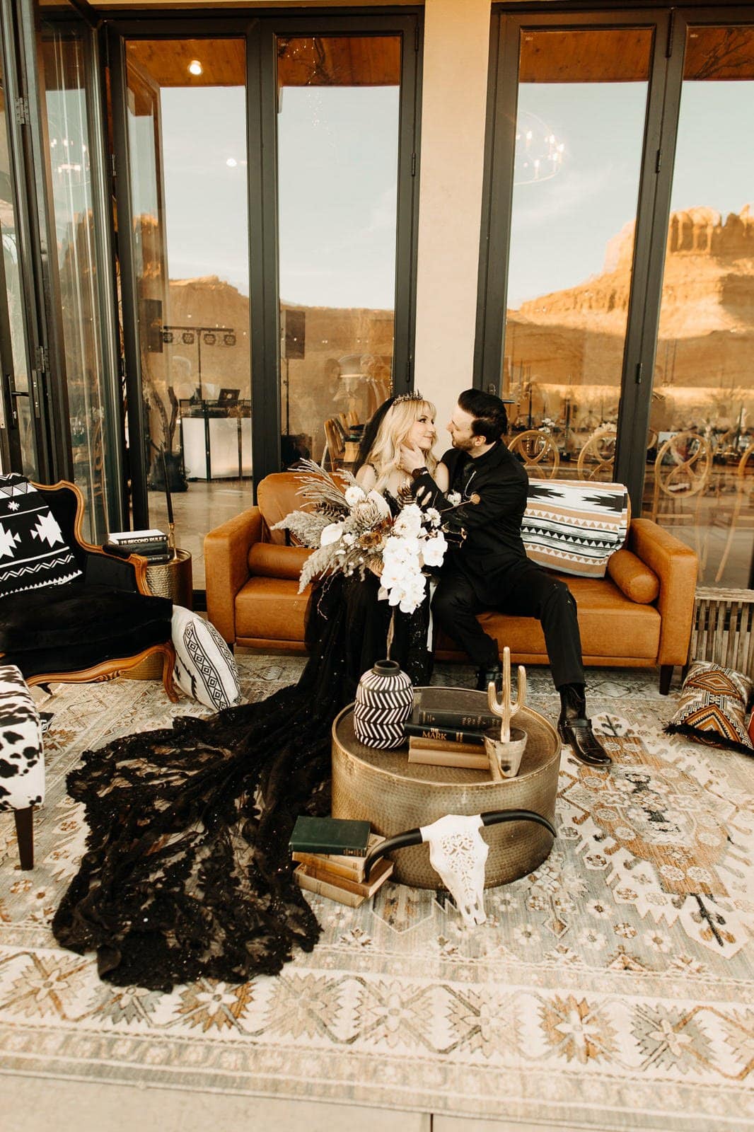 Gothic Wedding at Red Earth Venue