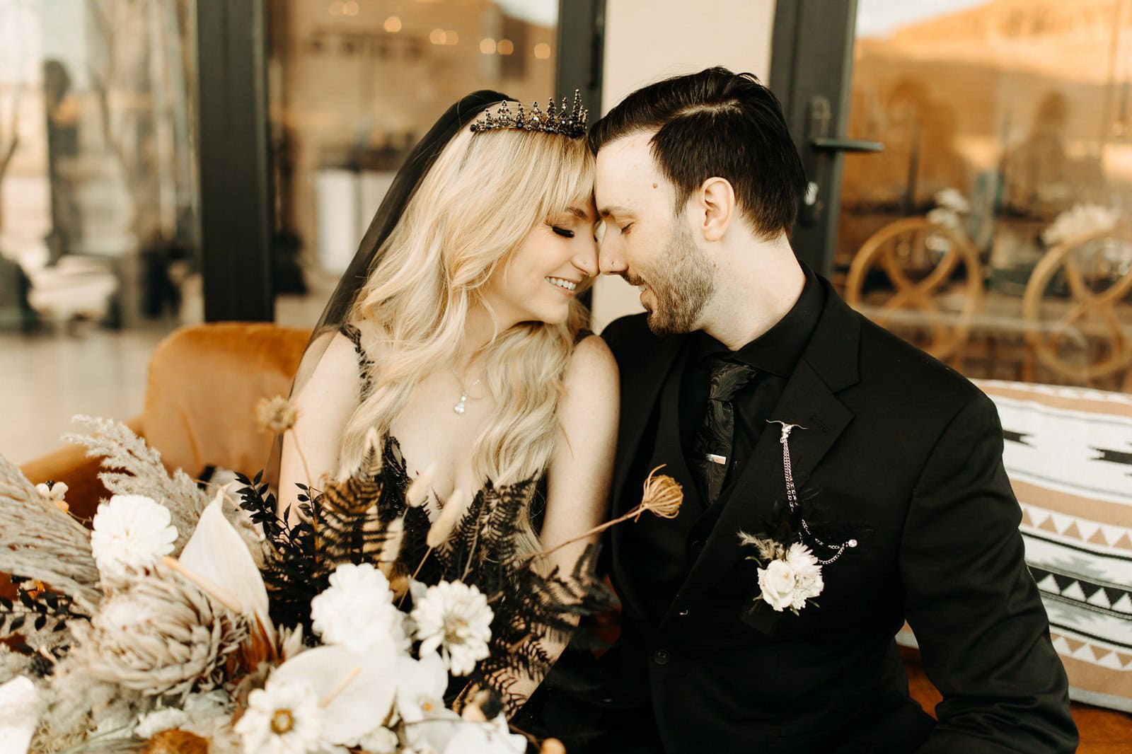 Gothic Wedding at Red Earth Venue