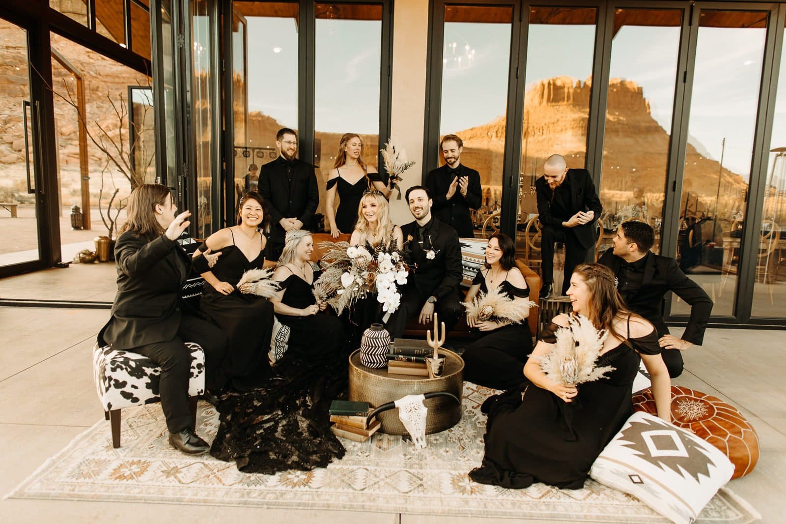 Gothic Wedding at Red Earth Venue
