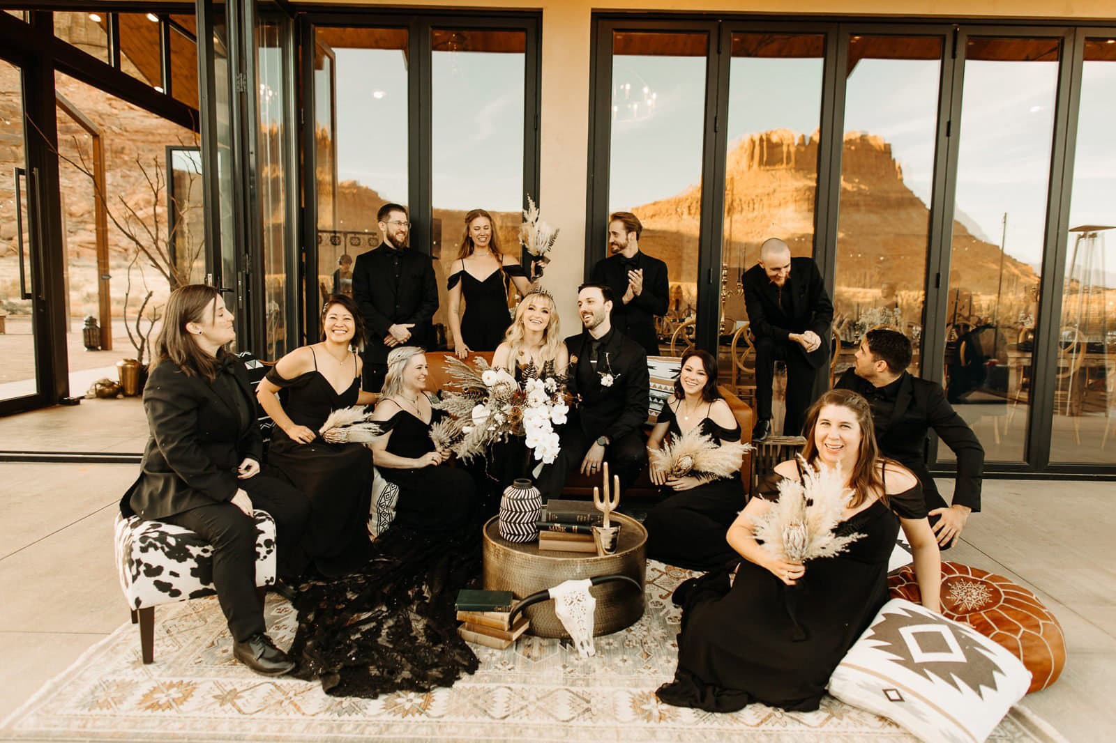 Gothic Wedding at Red Earth Venue