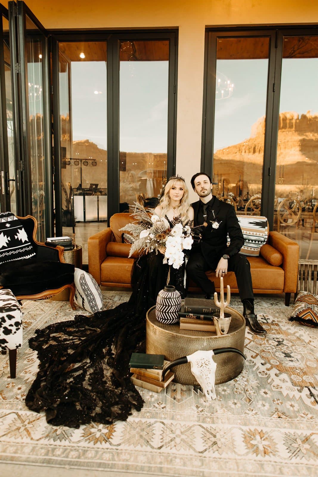 Gothic Fairytale Wedding at Red Earth Venue in Moab