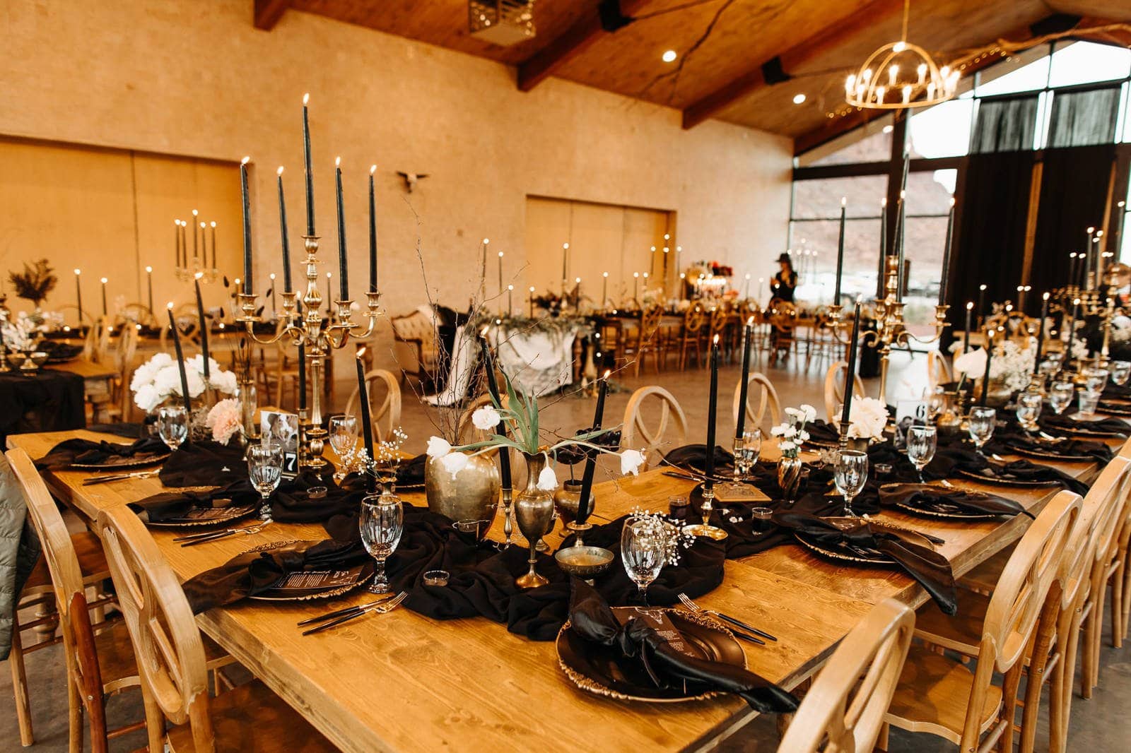 Gothic Wedding details at Red Earth Venue