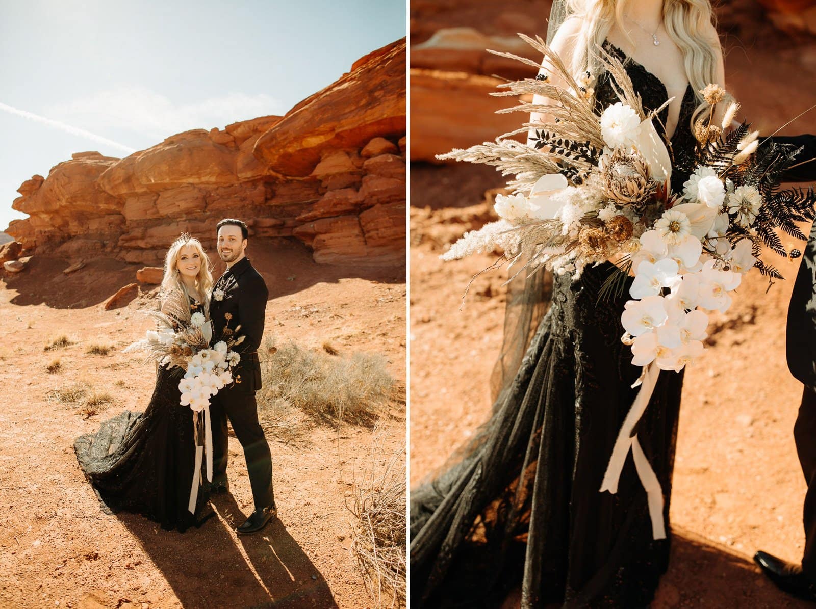 Gothic Wedding flowers
