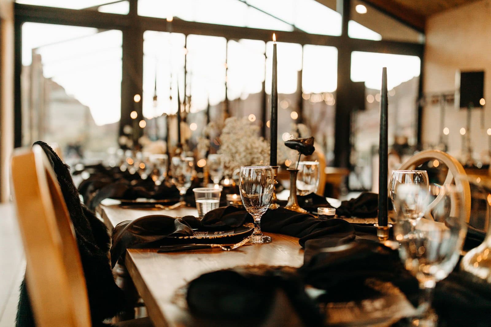 Gothic Wedding details at Red Earth Venue