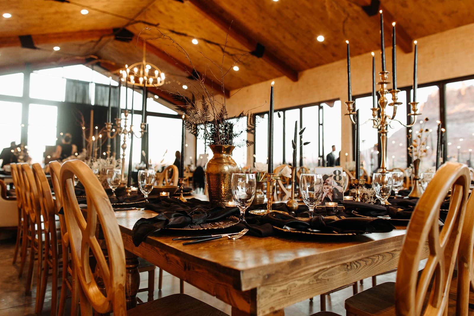 Gothic Wedding details at Red Earth Venue
