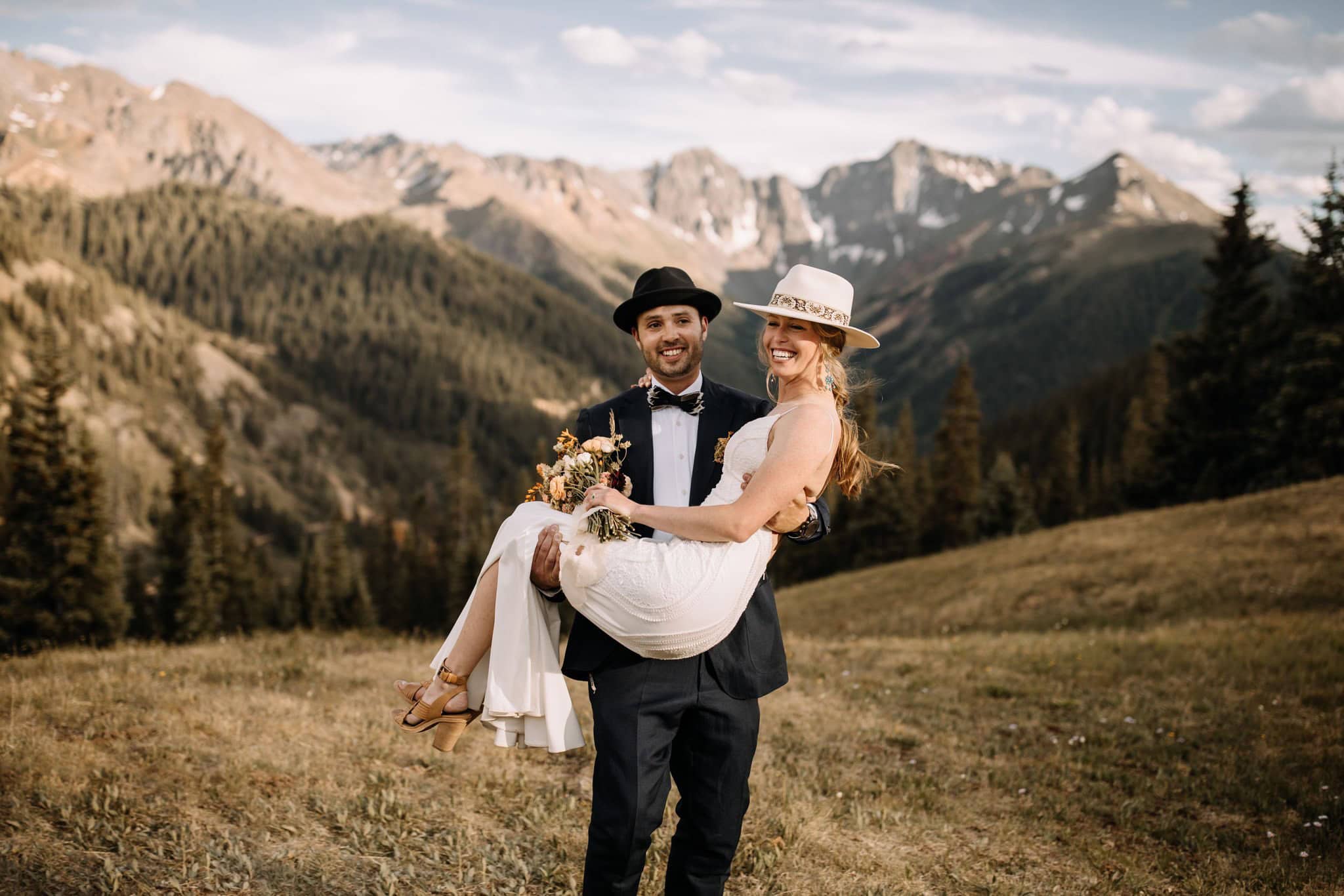 Intimate Mountaintop Wedding in Silverton