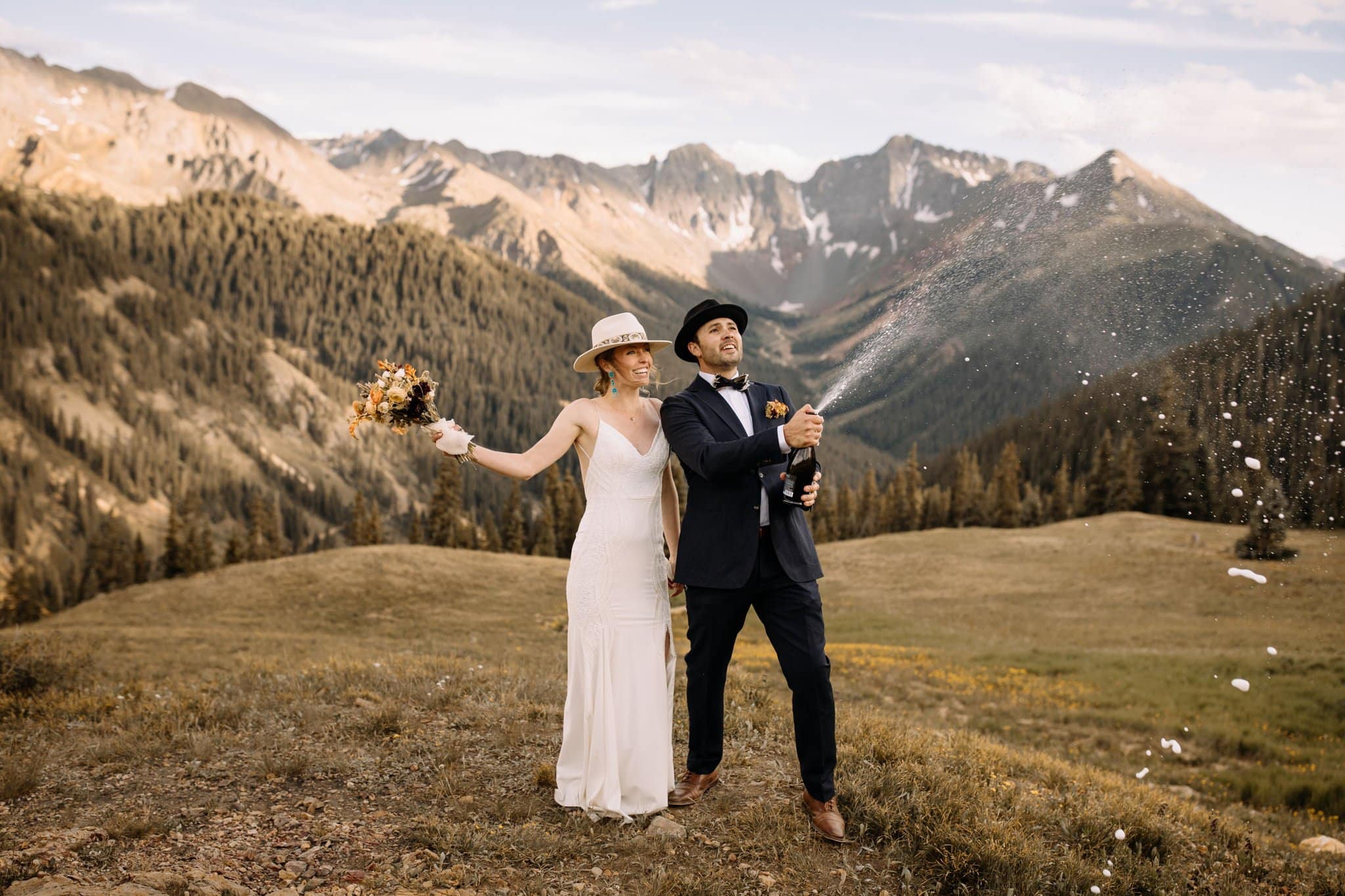 Intimate Mountaintop Wedding in Silverton