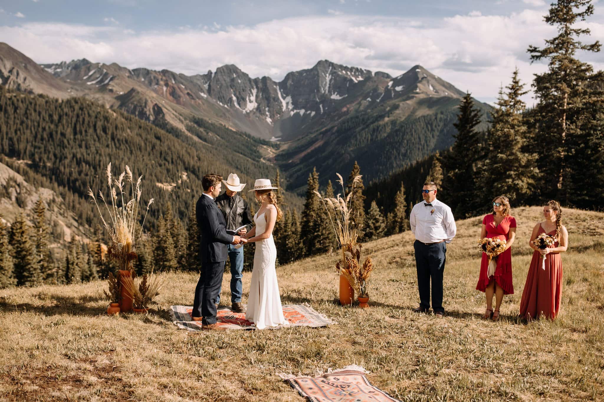 Intimate Mountaintop Wedding in Silverton