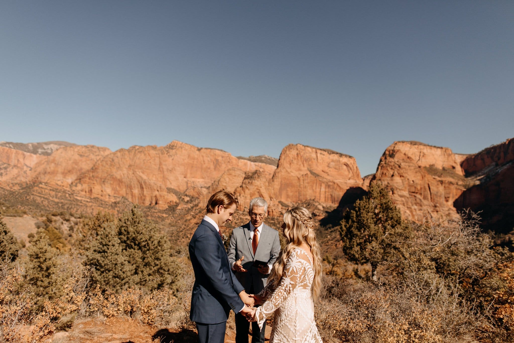 Boho Desert Elopement at Zion National Park